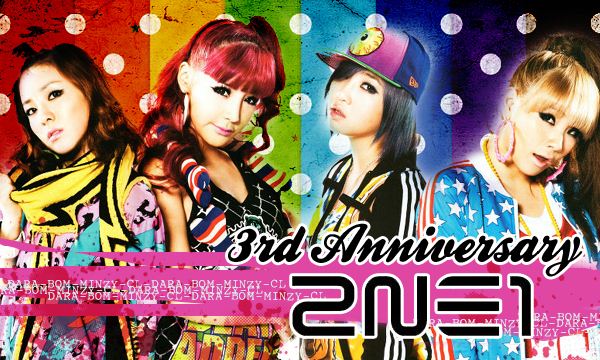 2NE1 出道賀圖