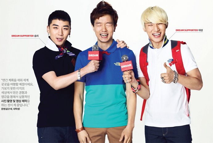 BIGBANG 1st look the notrh face