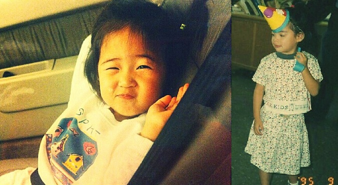 Krystal、Amber 小時候照片 Krystal、Amber 小時候照片