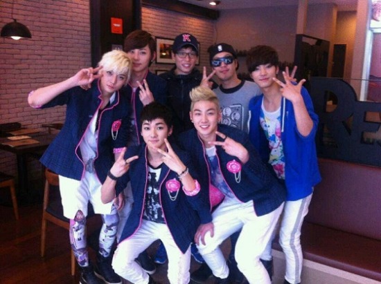 NU’EST 劉在石 HaHa 合照