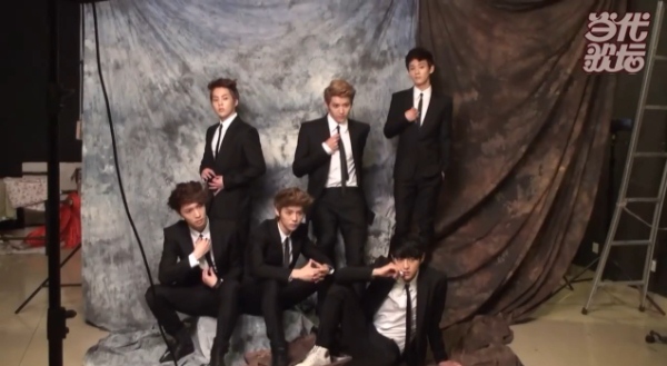 EXO-M 雜誌拍攝花絮