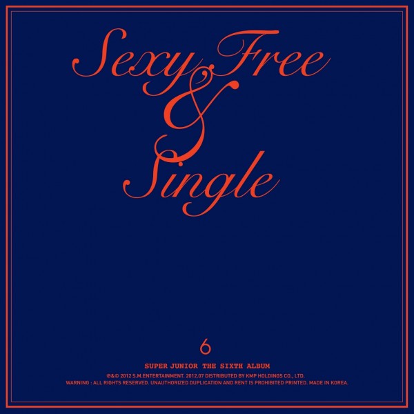 Super Junior "Sexy, Free & Single" 封面