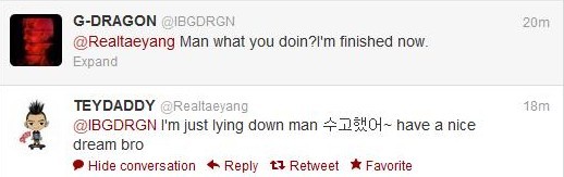 G-Dragon twitter