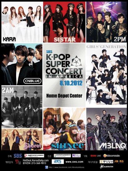 SBS K-Pop Super Concert 海報