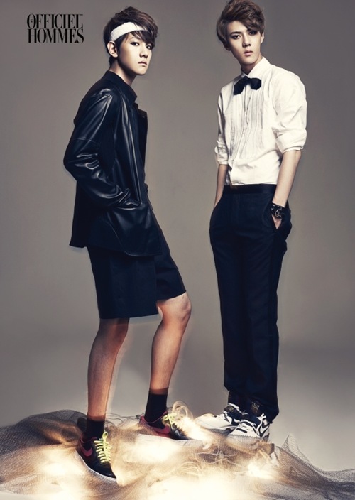 伯賢、世勳 L'Officiel Hommes 畫報