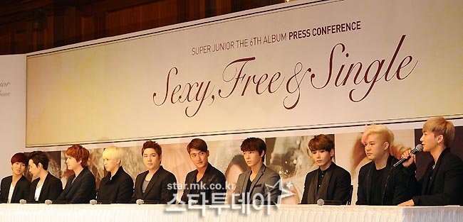 Super Junior 6輯記者會 Super Junior 6輯記者會