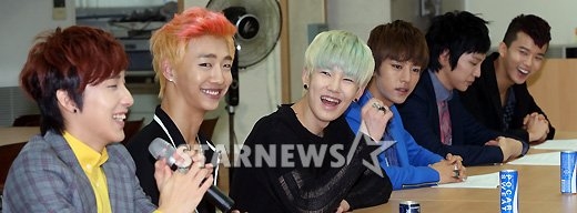 B.A.P 雞蛋宣傳大使委任式 