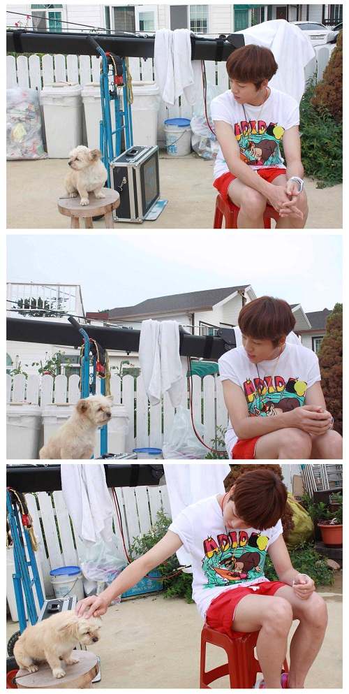 李玹雨 小狗合照
