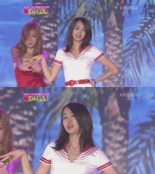 SISTAR Da Som 演出途中落淚