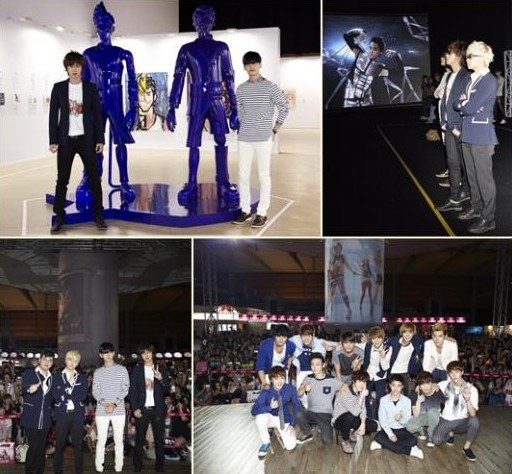 東方神起、SJ、EXO@S.M.Art Expo 展場