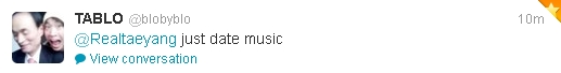 120829 Tablo's tweet 120829 Tablo's tweet