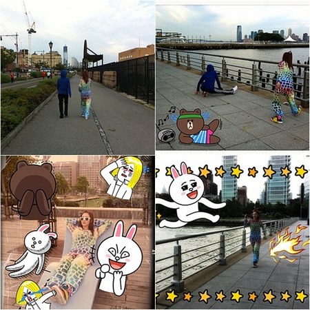 2NE1 Dara Minzy 慢跑