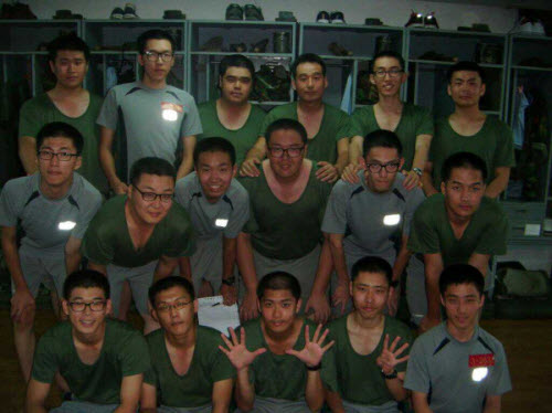 金奎鐘 軍中生活照