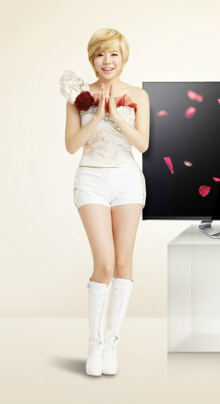 Sunny LG 3D 電視宣傳照