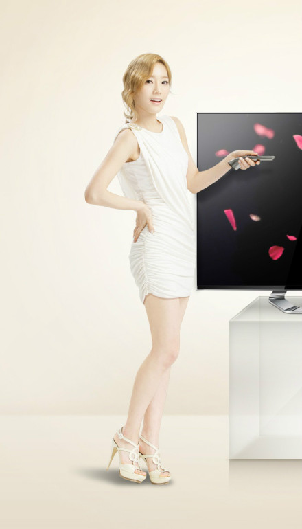 太妍 LG 3D 電視宣傳照