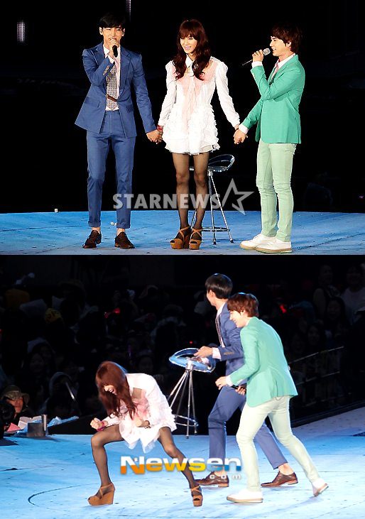 2012年8月SMTOWN 泰民扮女裝