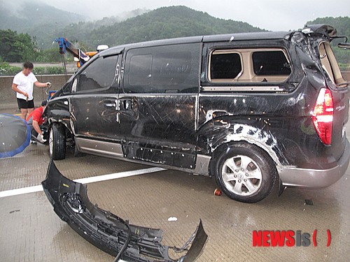 昭妍 素妍 車禍現場