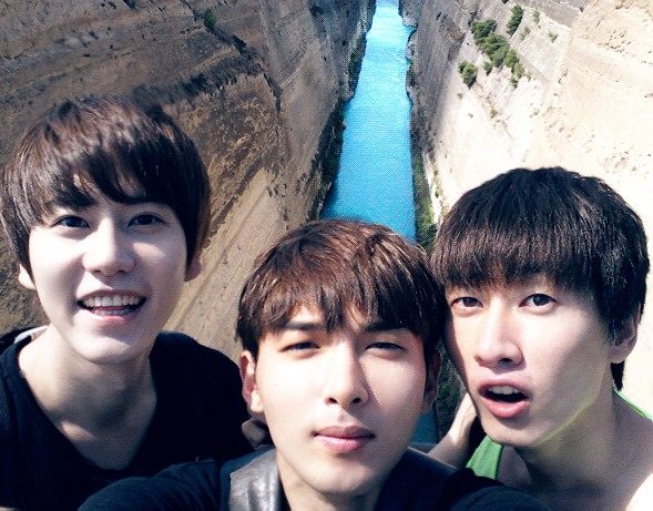 Super Junior 厲旭 圭賢 銀赫 希臘之旅