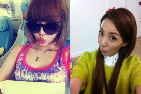 Dara 模仿 Minzy 自拍 Dara 模仿 Minzy 自拍