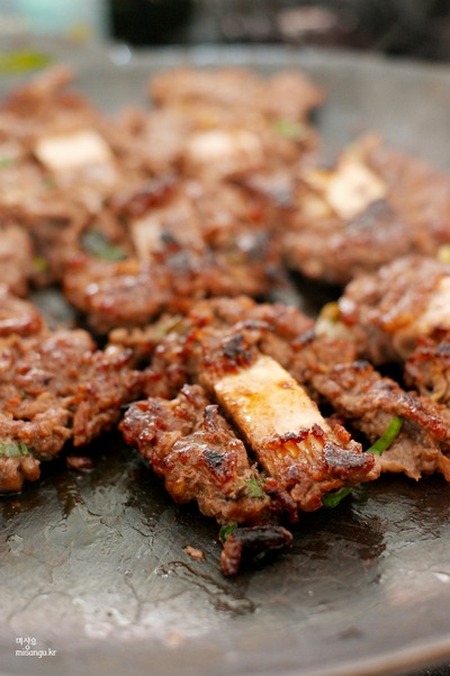 潭陽 年糕肉排