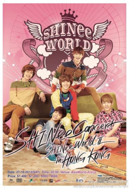 SHINee 香港演唱會海報