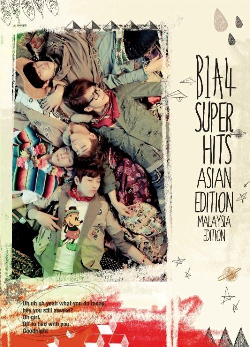 B1A4 SUPER HITS ASIAN EDITION - 馬來西亞版封面