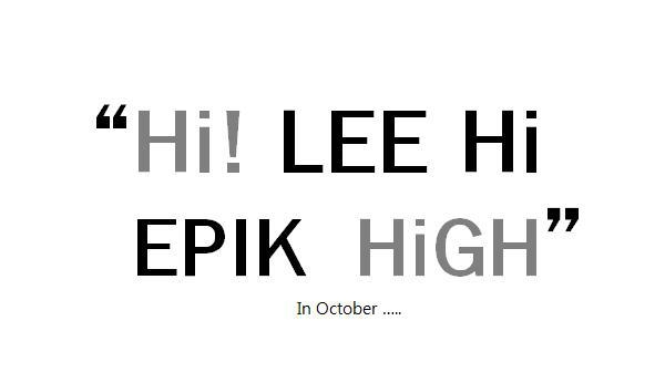 YG_Hi! LEE Hi EPIK HiGH