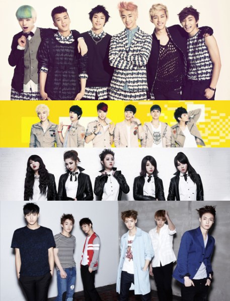 KCON line-up (B.A.P、VIXX、4Minute、EXO-M)
