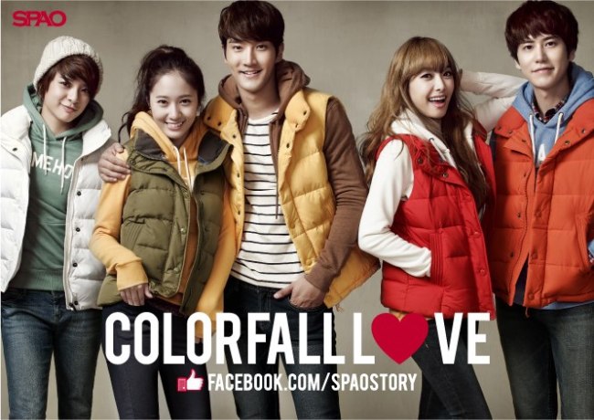 Super Junior、f(x) SPAO 秋/冬代言照 2