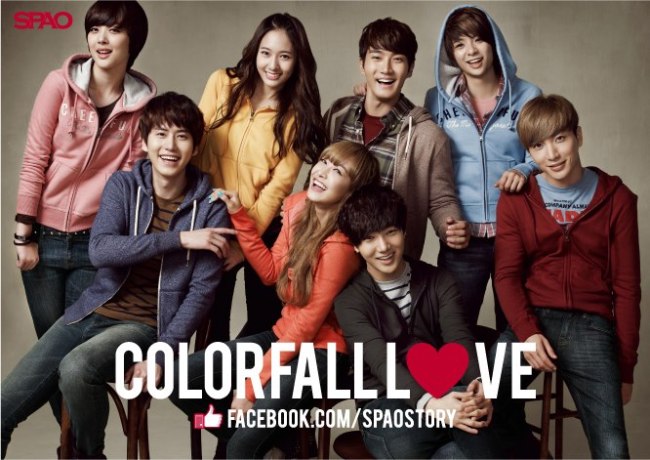 Super Junior、f(x) SPAO 秋/冬代言照