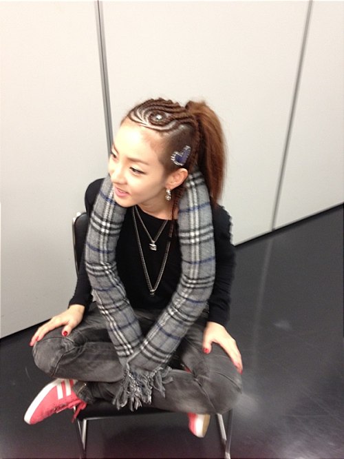 2NE1 Dara 新髮型