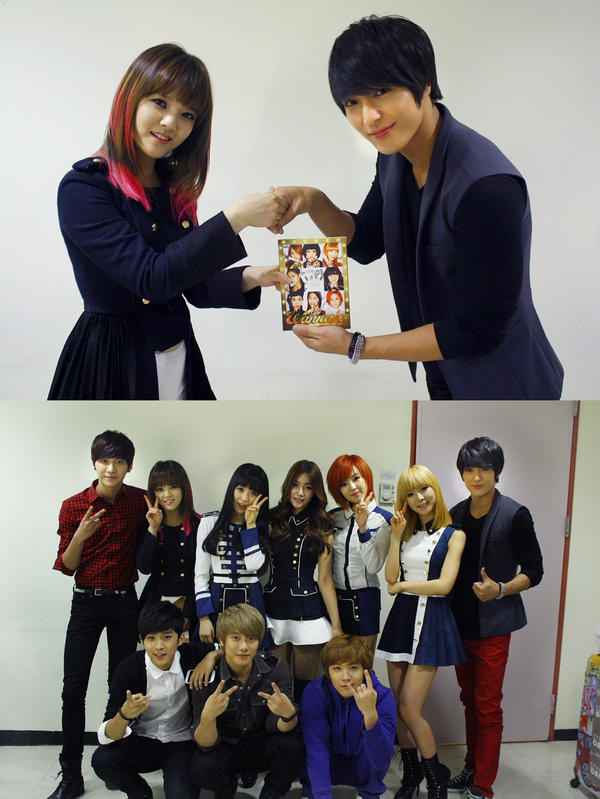 FTIsland AOA 合照 FTIsland AOA 合照