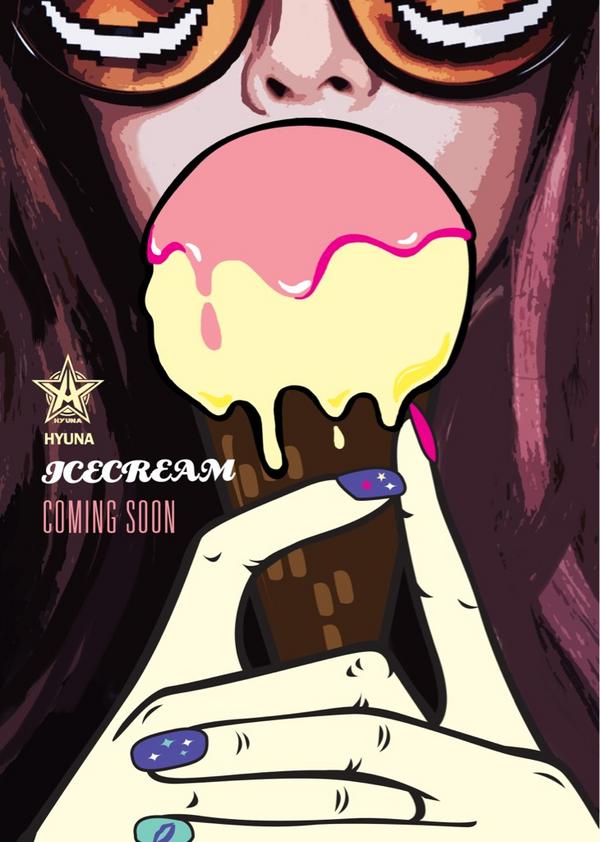 泫雅 Ice Cream 預告照