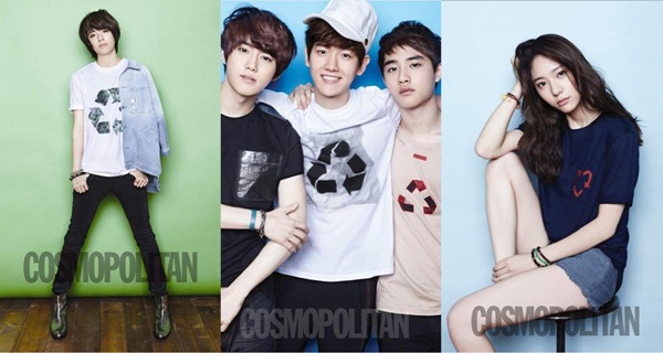Amber、D.O.、Krystal、Su Ho、伯賢 Amber、D.O.、Krystal、Su Ho、伯賢