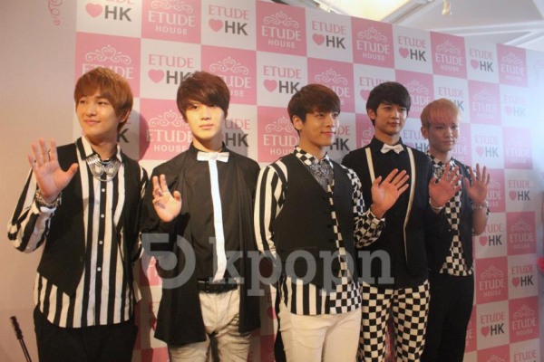 SHINee 香港 ETUDE HOUSE 2012年10月29日記者會