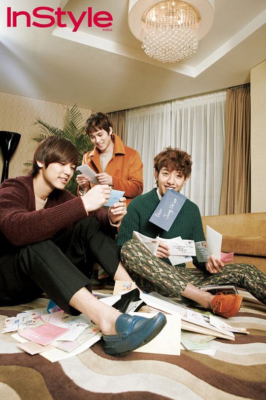 CNBLUE InStyle 畫報 CNBLUE InStyle 畫報