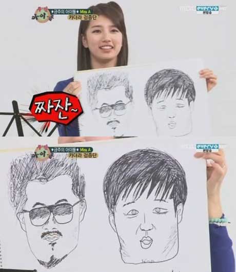 Suzy 畫的 Defconn、鄭亨敦