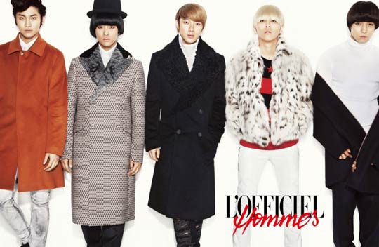 FTIsland (L’Officiel Hommes)