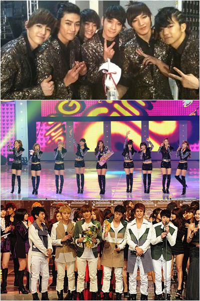KBS 歌謠大慶典 (2009-2011 得獎者)