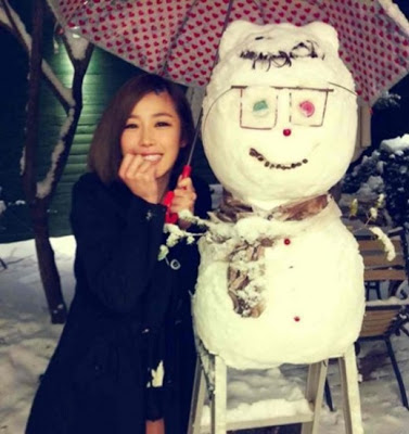 孝盛與雪人