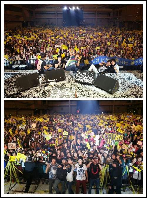 鍾訓 FTIsland 台灣演唱會 大合照