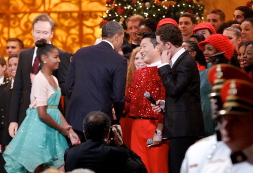 Psy & 歐巴馬握手