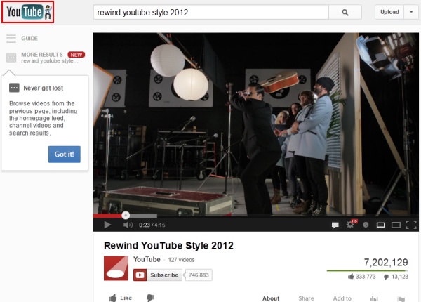 Psy's youtube style