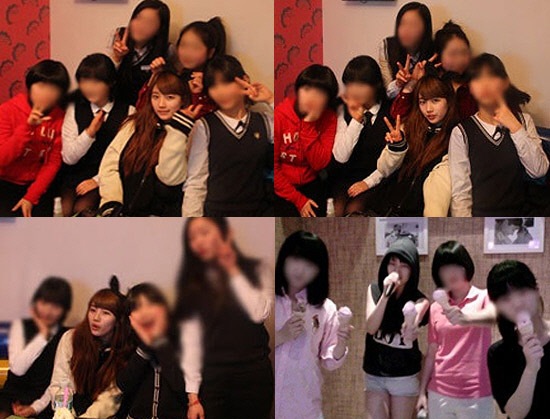 Suzy 與朋友在 KTV