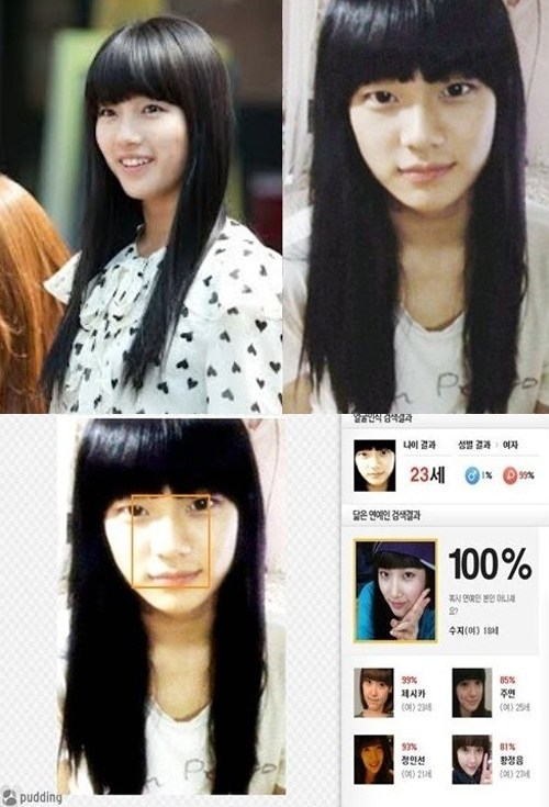 金秀賢 Suzy 相似度100
