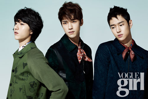 金正山 & 高庚杓 & 水田航生 Vogue Girl 畫報