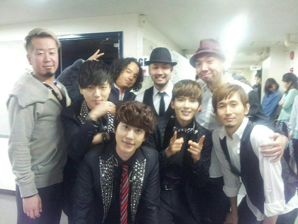 Super Junior K.R.Y 厲旭 日本演唱會合照 