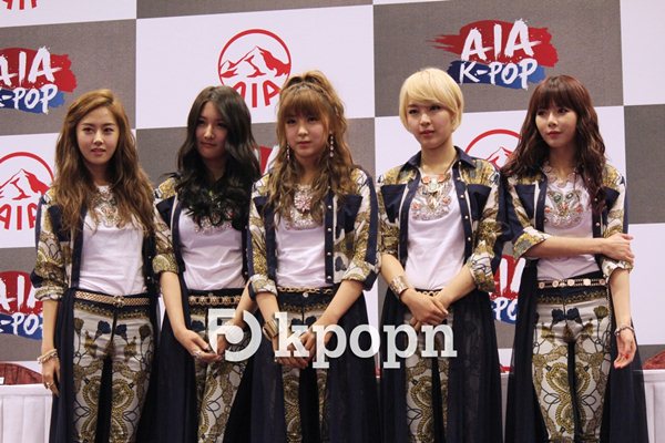 香港 AIA K-Pop 記者會 - 4Minute