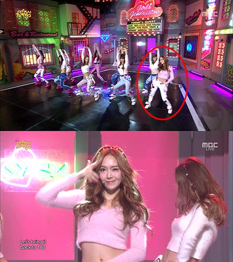 Jessica 跳錯舞步