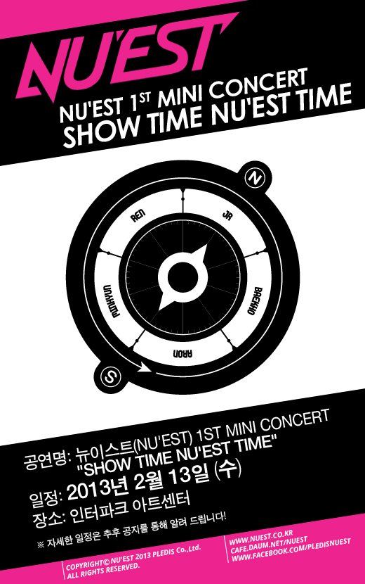 NU'EST 2月迷你演唱會 - 海報